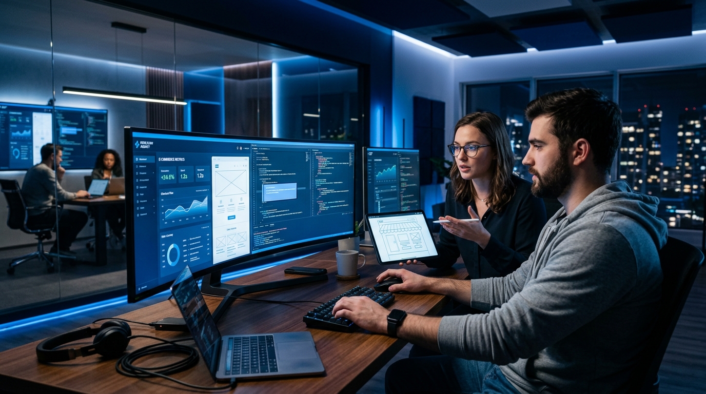 High-velocity web development and UI/UX engineering studio team